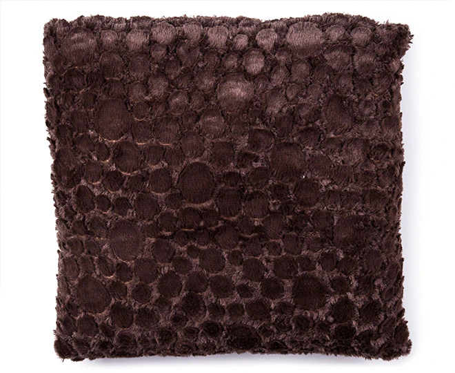 Dots Chocolate Dots Chocolate Plush Filled Cushion 43 x 43 cm