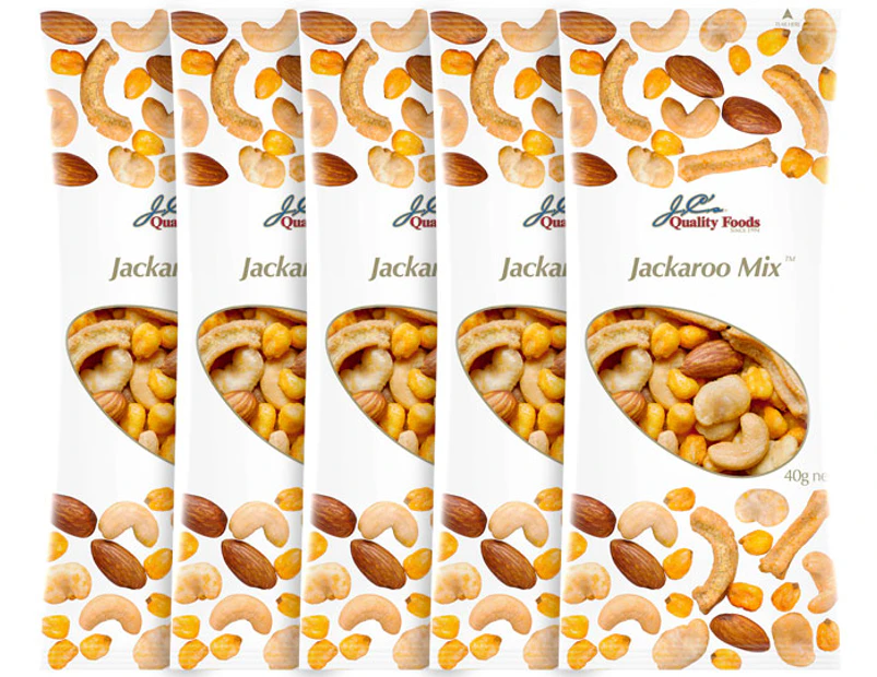 5 x JC's Quality Foods Jackaroo Mix 40g
