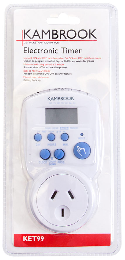 Kambrook Electronic Timer Manual