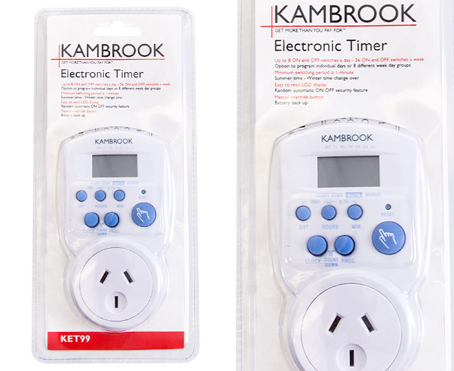 Kambrook kd86 timer manual