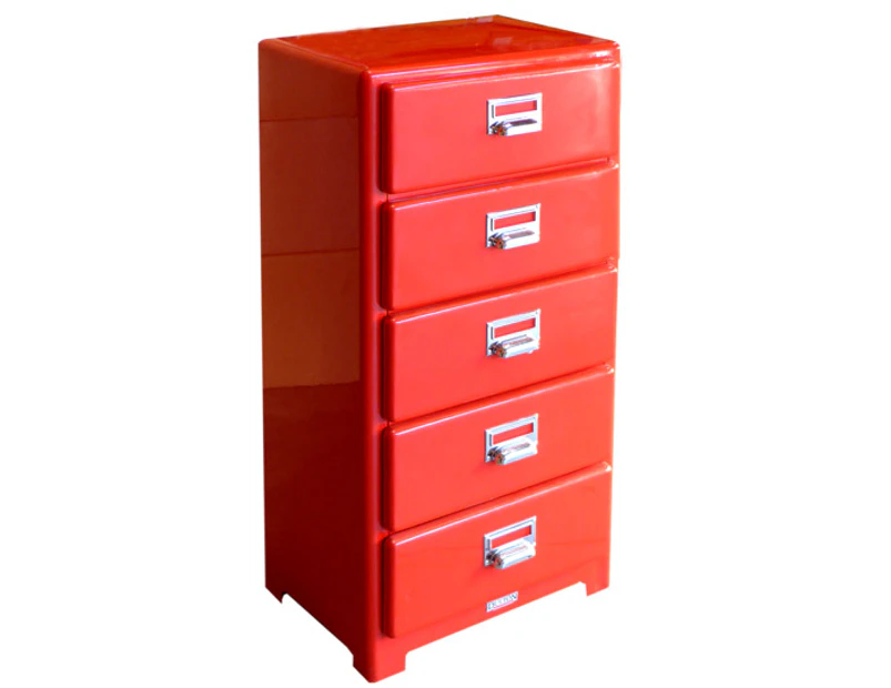 Preview image Dulton 5-Drawer Chest - Red