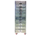 Dulton 10-Drawer Chest - Raw 