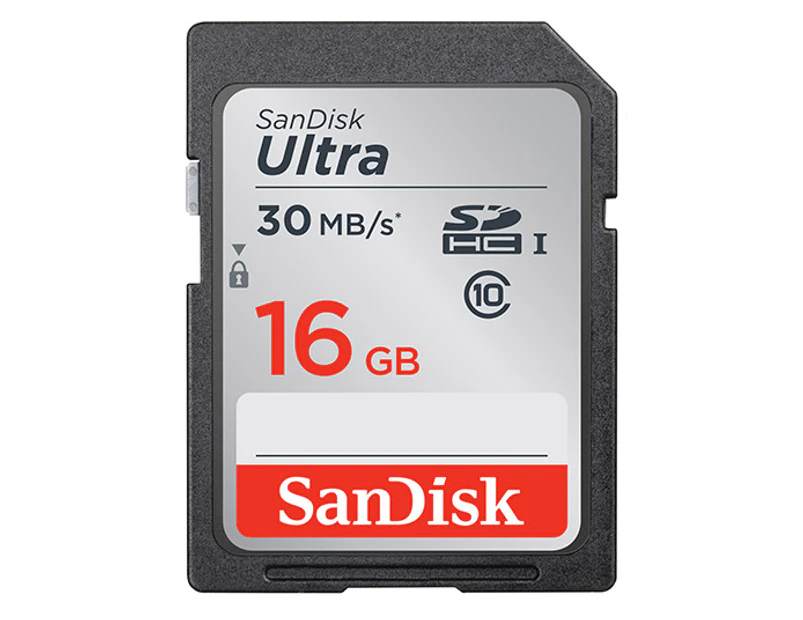 SanDisk Ultra SDHC Class 10 16GB Memory Card