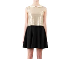 The Gorjess Closet Sparkle & Pop Top - Gold
