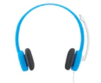 Logitech H150 Stereo Chat Headset - Blue