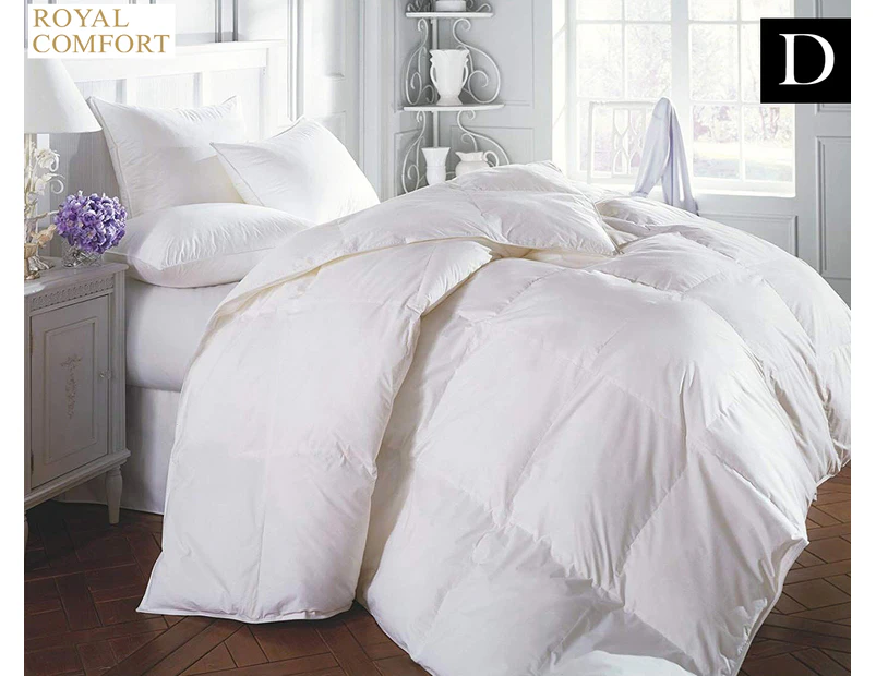 Royal Comfort 500GSM Pure Soft Goose Feather & Down Double Bed Quilt