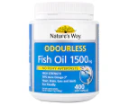Nature's Way Fish Oil Odourless 1500mg 400 Caps