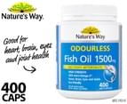 Nature's Way Fish Oil Odourless 1500mg 400 Caps 1