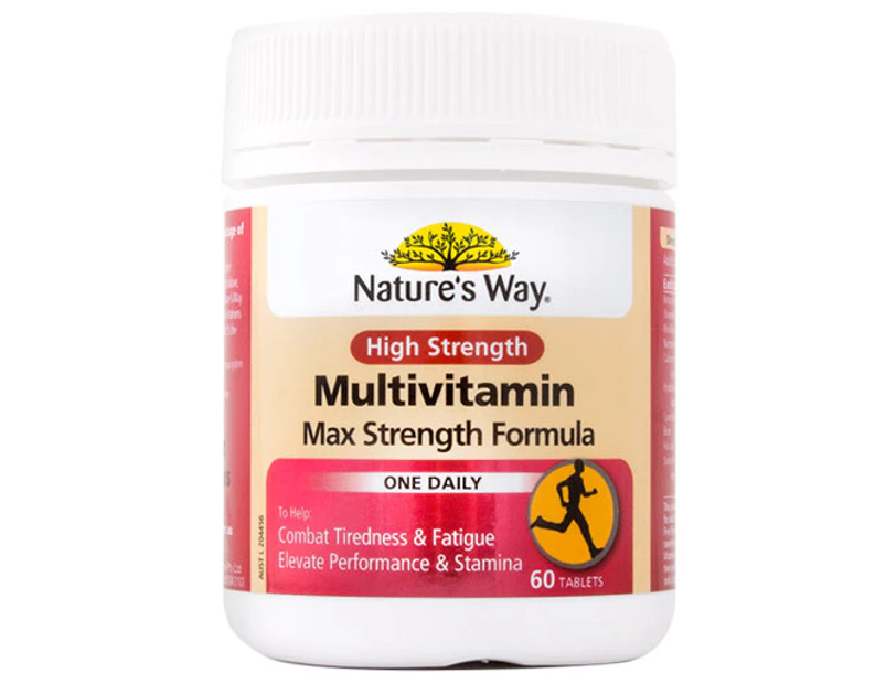 2 x Nature's Way High Strength Multivitamin 60 Tabs