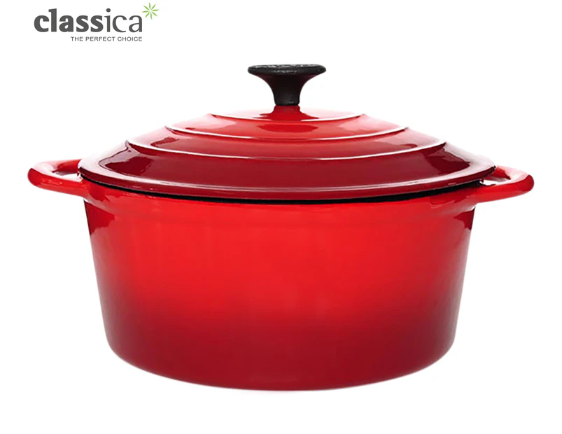 Classica 28cm Round Casserole Dish - Red