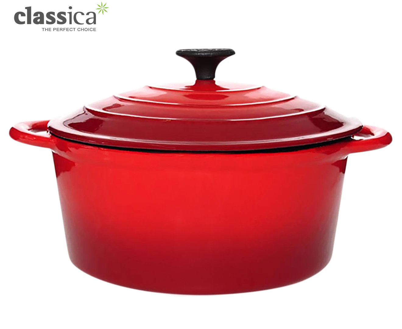 Classica 26cm Round Casserole Dish - Red