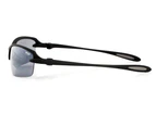 FILA Sport Semi-Rimmed Sunglasses - Rubber Black