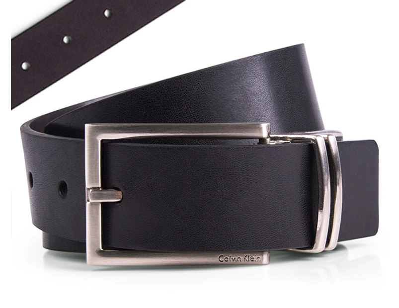 Calvin Klein Men's Harness Buckle Belt - Grey