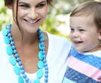 Harper + Hudson Willow Teething Necklace - Azure