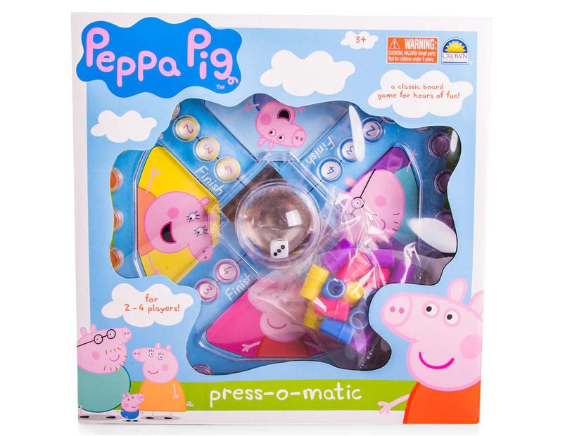 Peppa Pig Press-O-Matic Board Game