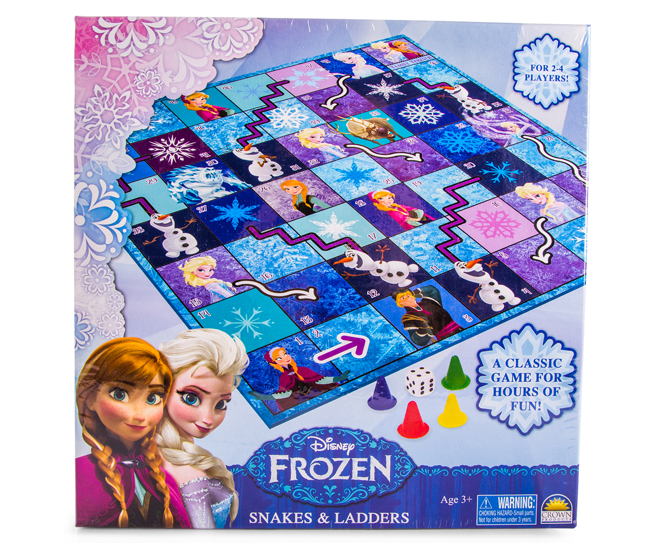 Disney Frozen Snakes & Ladders Board Game | Scoopon Shopping