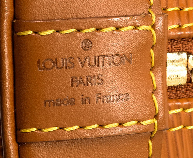 Louis Vuitton Handbag Vintage Alma Brown Cloth ref.1004361 - Joli