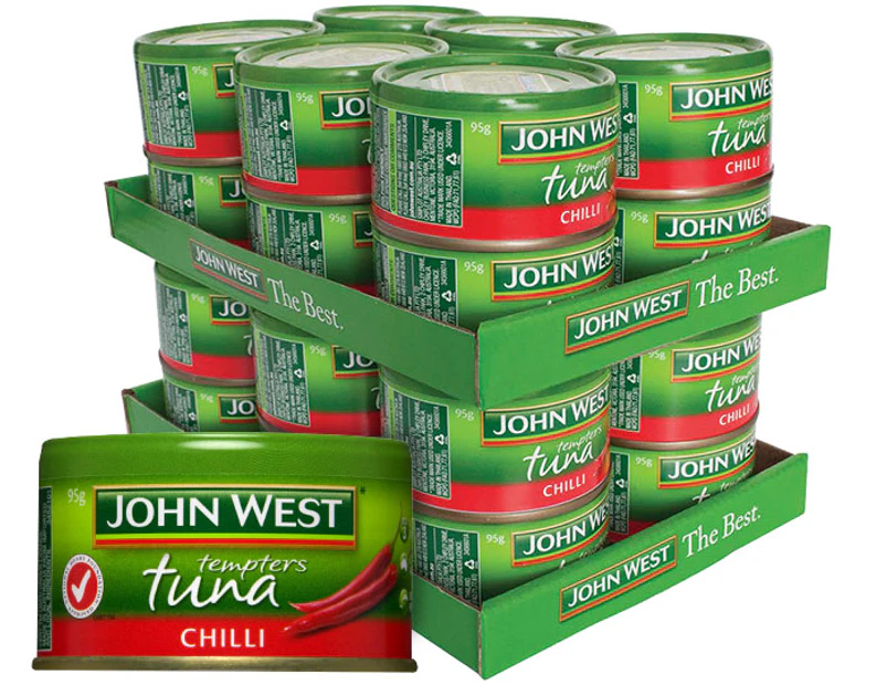 24 x John West Tuna Tempters Chilli 95g