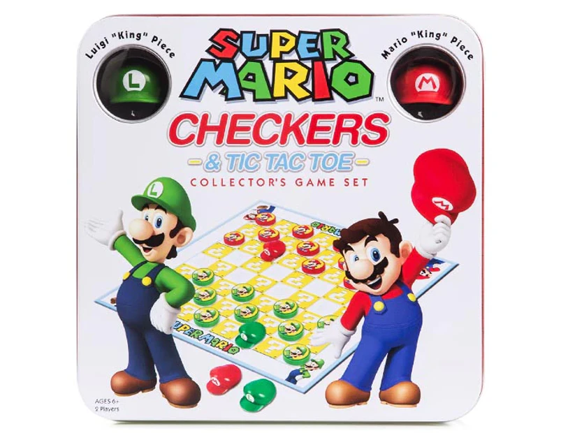 Super Mario - Checkers/Tic-Tac-Toe Combo
