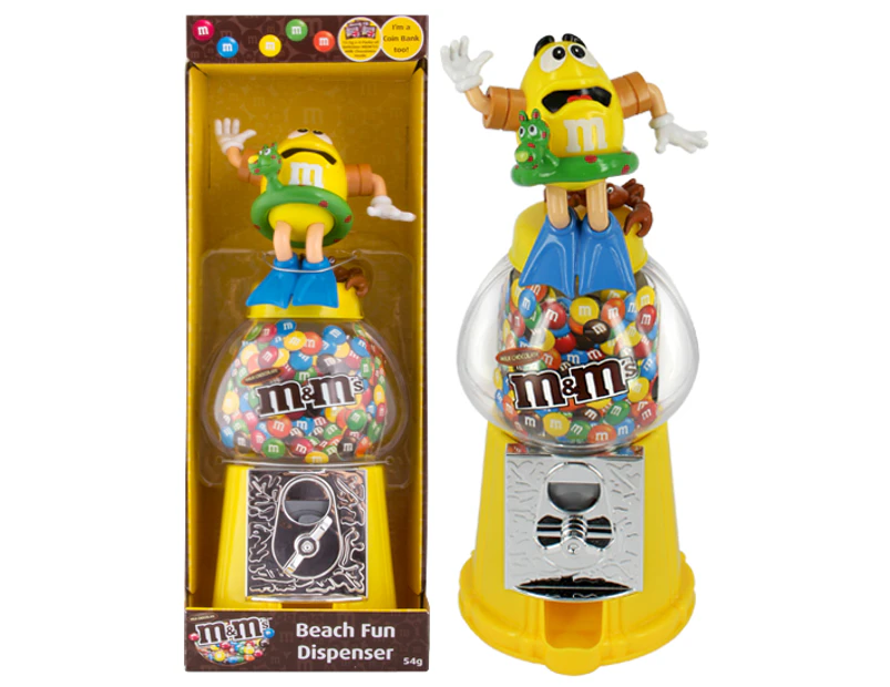 M&M's Beach Fun Dispenser - Yellow