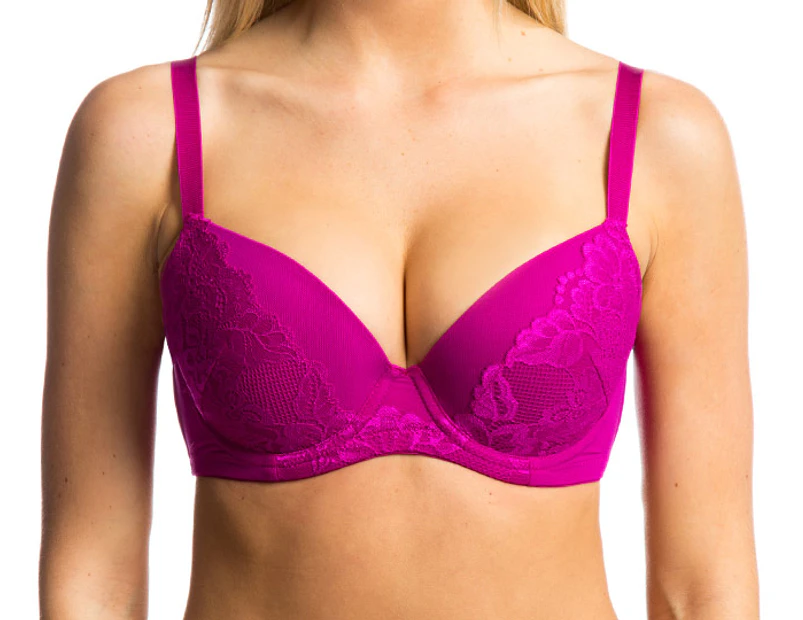 Kayser Women's Brazilian Moulded Full Figure Bra  - Berry
