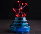 Plasma Ball 3 inch Battery Operated With Blue Base