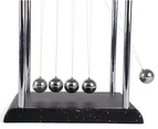 Newton's Cradle with Marble-look Base