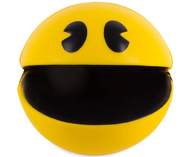 pac man pinky stress ball pac man pinky stress ball