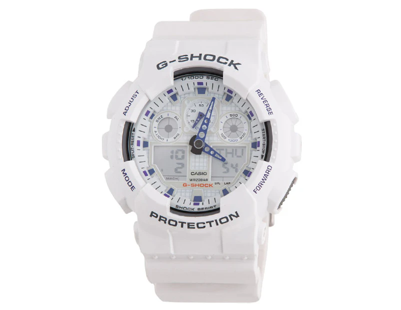 Casio G-Shock GA-100A Watch - White