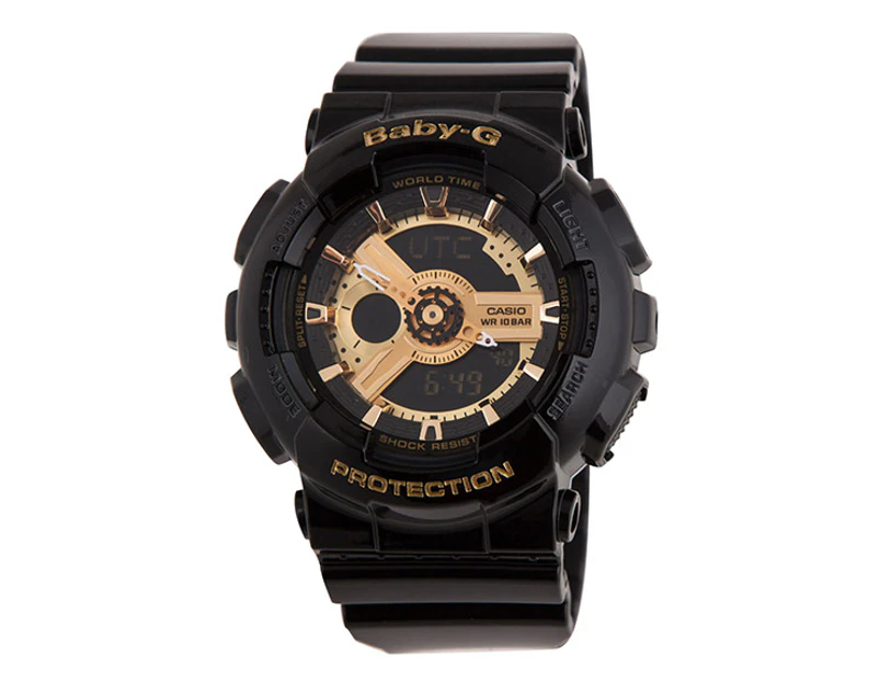 Casio Baby-G BA-110-1A Watch - Black/Gold