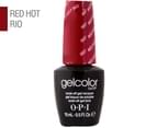 OPI GelColor Lacquer - Red Hot Rio 1
