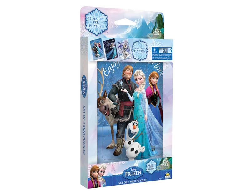 Disney Frozen Three-in-One Mini Puzzles