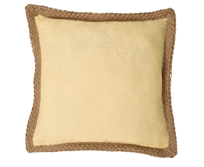 J Elliot Home Mornington Linen Cushion Cover 50 x 50 cm French Vanilla