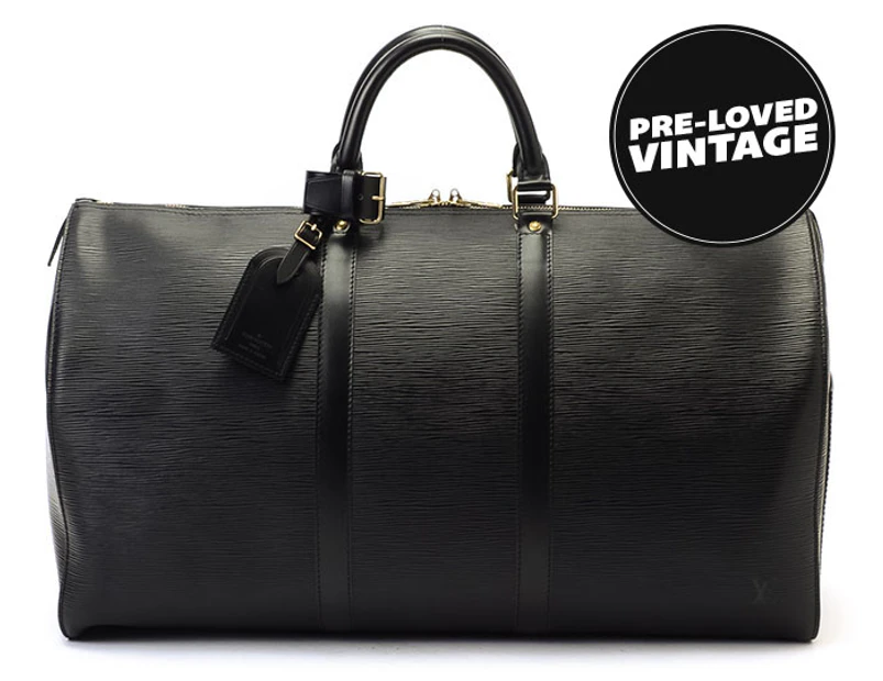Vintage Louis Vuitton Keepall 50 Bag - Black (A)