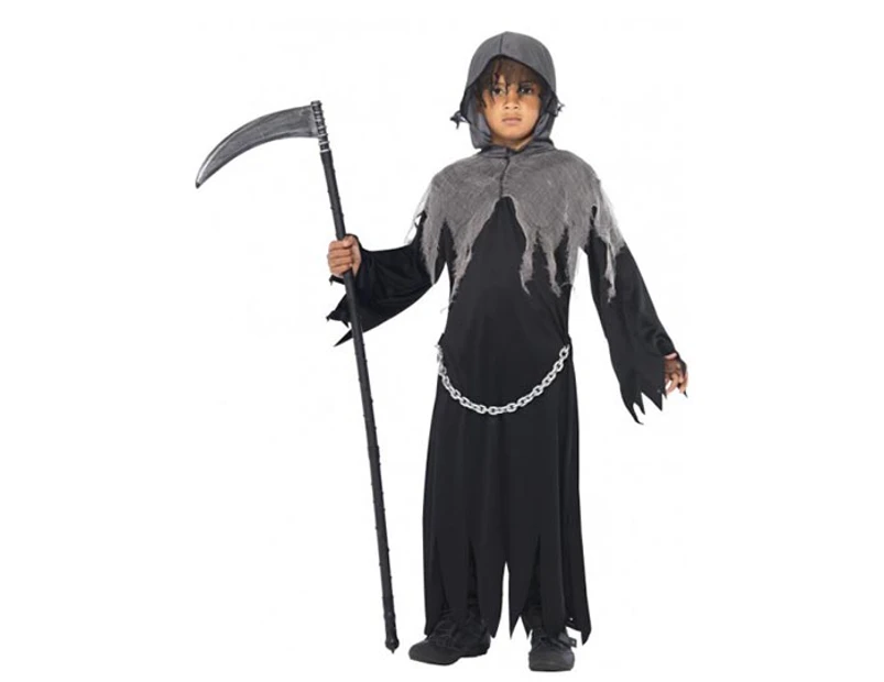 Smiffy's Kids' Grim Reaper Costume - Medium