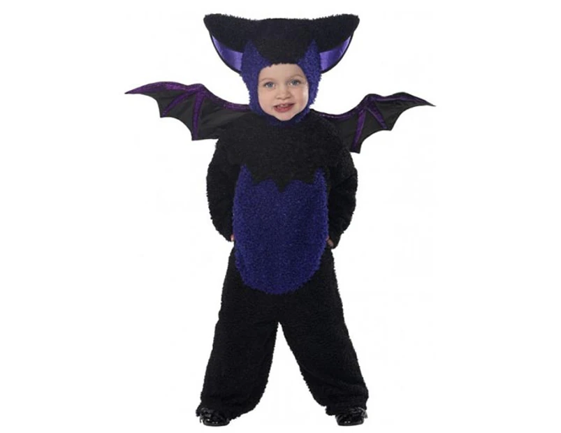 Smiffy's Toddlers' All-In-One Bat Costume - Medium