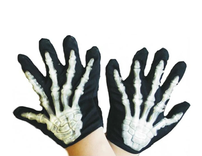 Smiffy's Kids' Skeleton Gloves