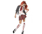 Smiffy's Women's Zombie Schoolgirl Costume