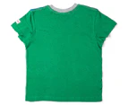 French Connection Boys' S/Sleeve Panel Tee - Jolly Green