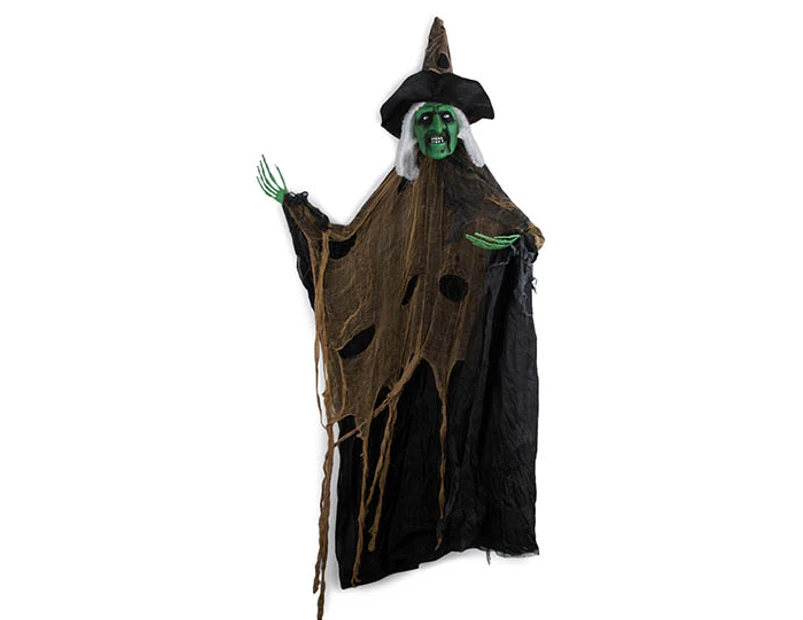 Wicked Witch With Ugly Green Face - 1.8m
