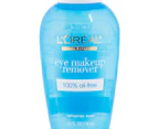 2 x L'Oréal Dermo-Expertise Eye Makeup Remover 118mL