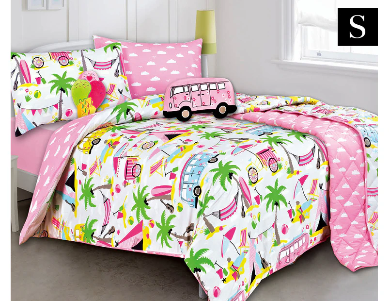 Preview image Kooky by KAS Beach Holiday Single Bed Quilt Cover Set