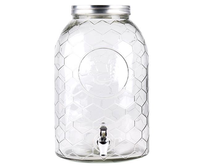 Honeycomb 12L Glass Beverage Dispenser | Catch.com.au