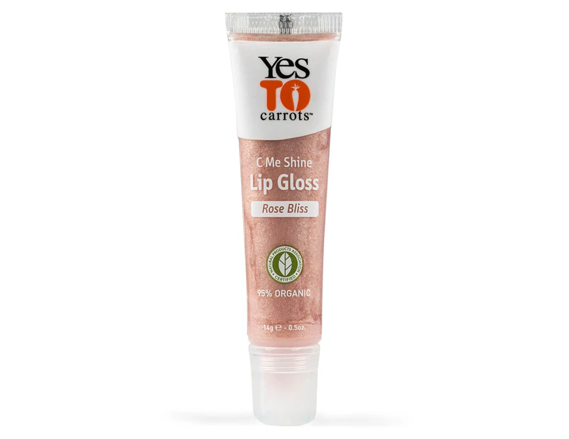 Preview image 2 x Yes To Carrots C Me Shine Lip Gloss Rose Bliss