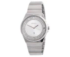 Seiko Women's Swarovski Crystal Watch - Silver