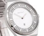 Seiko Women's Swarovski Crystal Watch - Silver