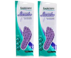 2 x Footcare Lavender Latex Insoles 1pr