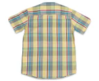 Ben Sherman Baby’s S/Sleeve Woven Shirt - Sunset Gold