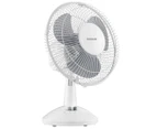Sunair 23cm Basic Desk Fan - White
