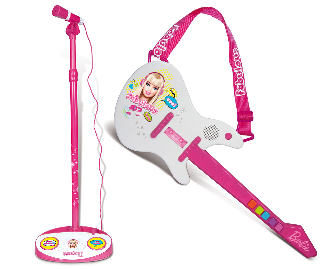 Barbie Electric Guitar & Microphone with Amplifier | Catch.com.au